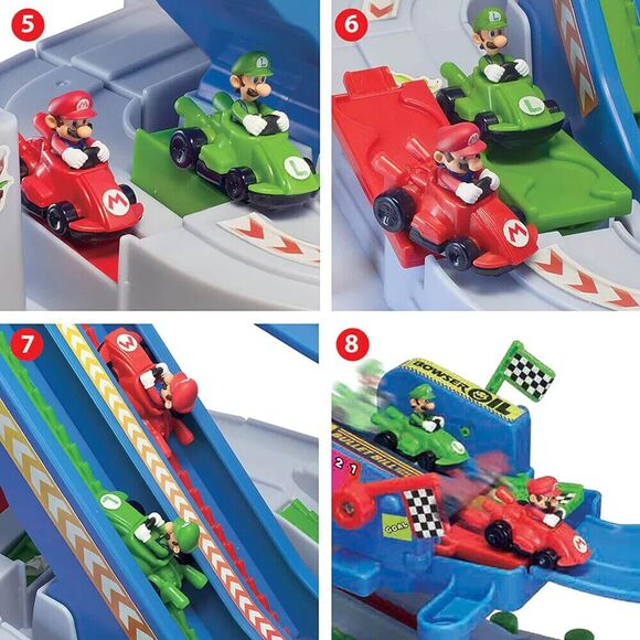 Nintendo x Epoch Games Mario Kart Racing Deluxe Obstacle Race Track - Picture 4 of 9